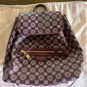 kate spade | Bags | Nwot Kate Spade Flower Monogram Mia Flap  display picture 3